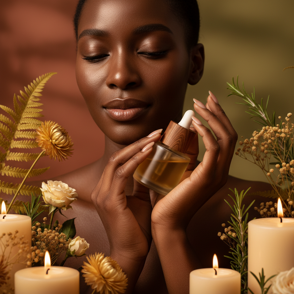 Soluna Market - Mission Image with Black Model